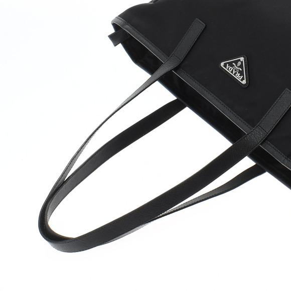 Prada Hardware Nylon Tote Bag Black Silver - Picture 3 of 10